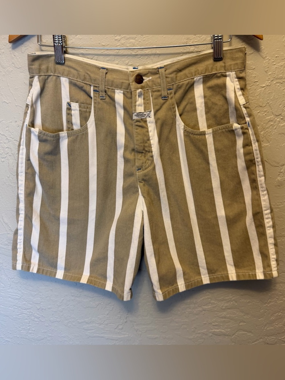 Marithé Girbaud Striped Shorts Vintage High Rise Y2K